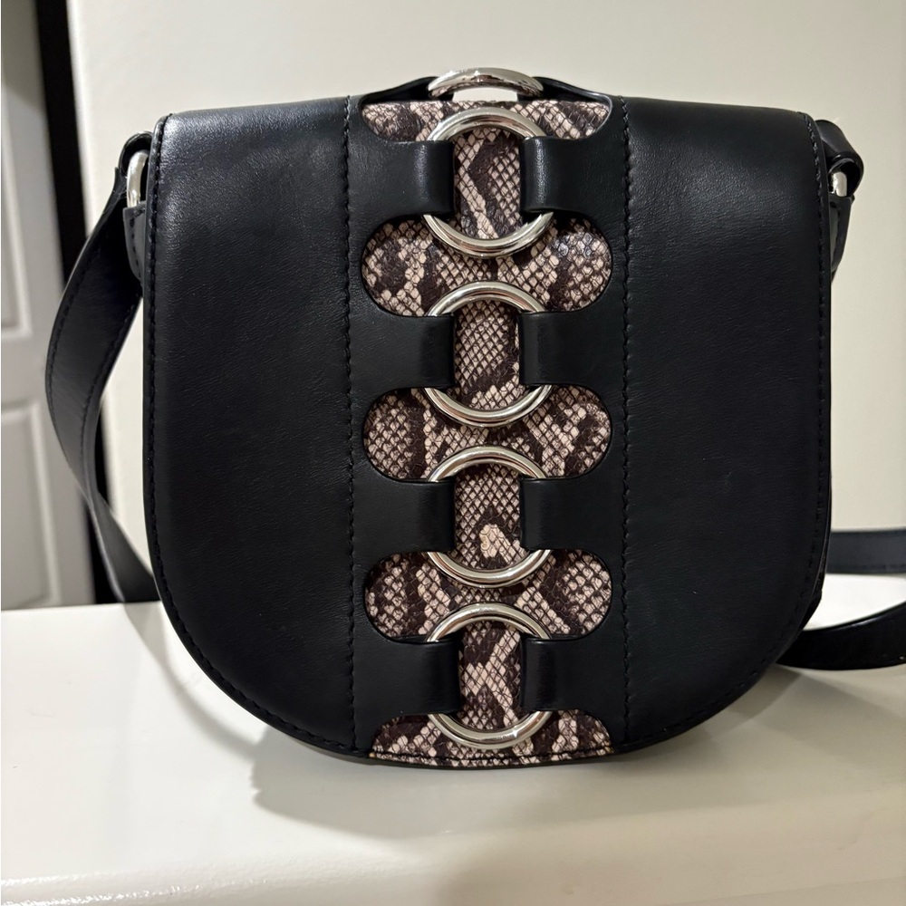Alexander Wang Mini Lia Ring snakeskin-embossed leather bag - Picture 2 of 9